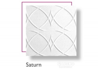 01 Saturn mennyezeti burkolólap, 50x50 cm, vastagsága 10 mm